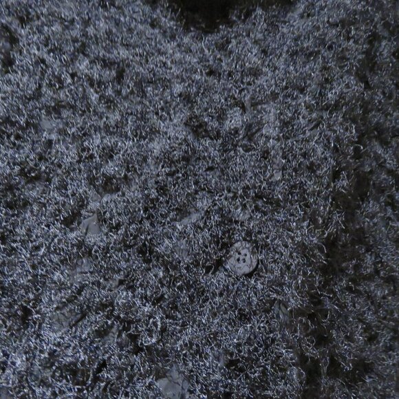 ISSEY MIYAKE Shaggy Oversized Jacket in Black Avant Garde Abstract Minimalist - Picture 8 of 14